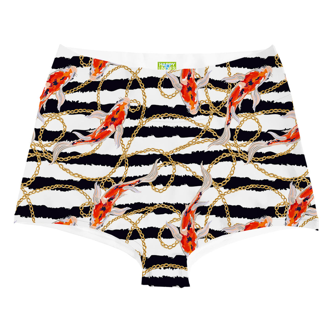 Koi Fish Highwaist Front