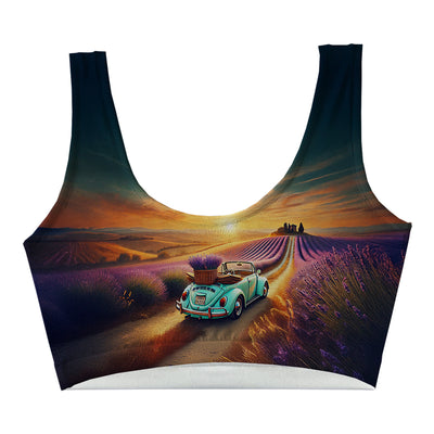 Lavender Beetle Crop Top Front