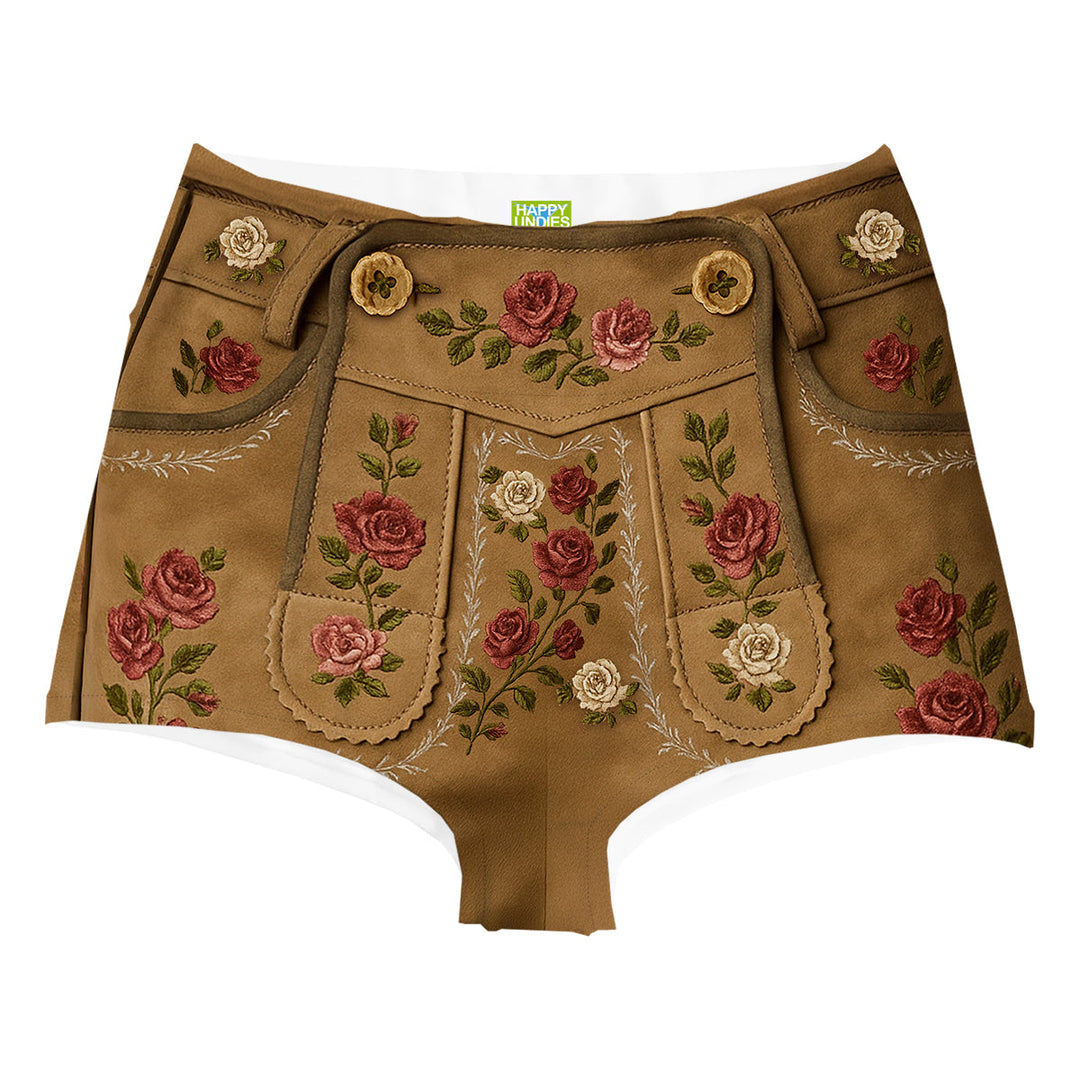 Lederhose Highwaist Woman Underwear Beachwear Loungewear