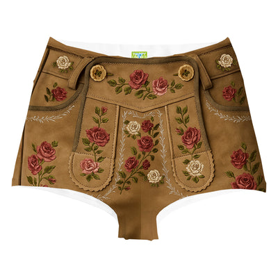 Lederhose Highwaist Woman Underwear Beachwear Loungewear
