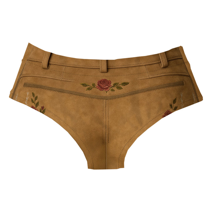 Lederhose Hipster Woman Underwear Beachwear Loungewear