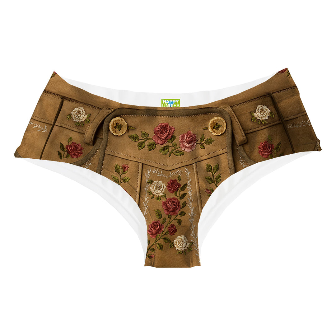 Lederhose Hipster Woman Underwear Beachwear Loungewear