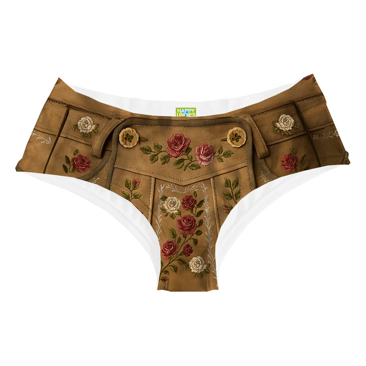 Lederhose Hipster Woman Underwear Beachwear Loungewear