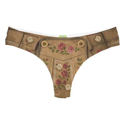 Lederhose String Woman Underwear Beachwear Loungewear