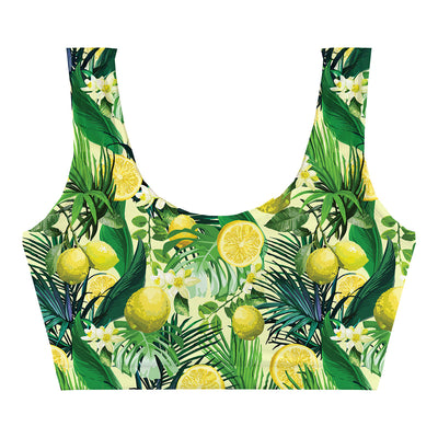 Lemon Juice Crop Top Front
