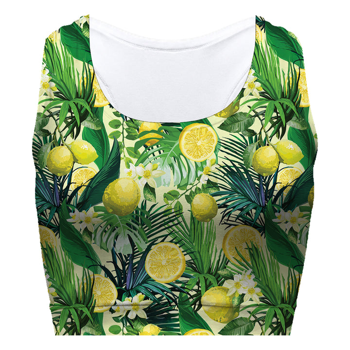 Lemon Juice Sport Bra Woman Underwear Beachwear Loungewear