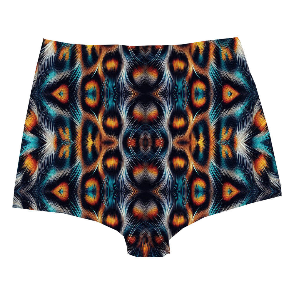 Leopard Dog Highwaist Woman Underwear Beachwear Loungewear
