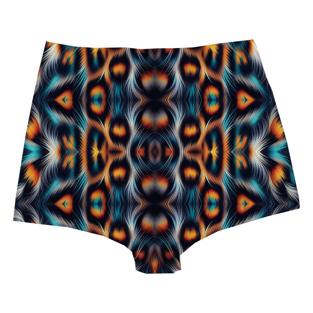 Leopard Dog Highwaist Woman Underwear Beachwear Loungewear