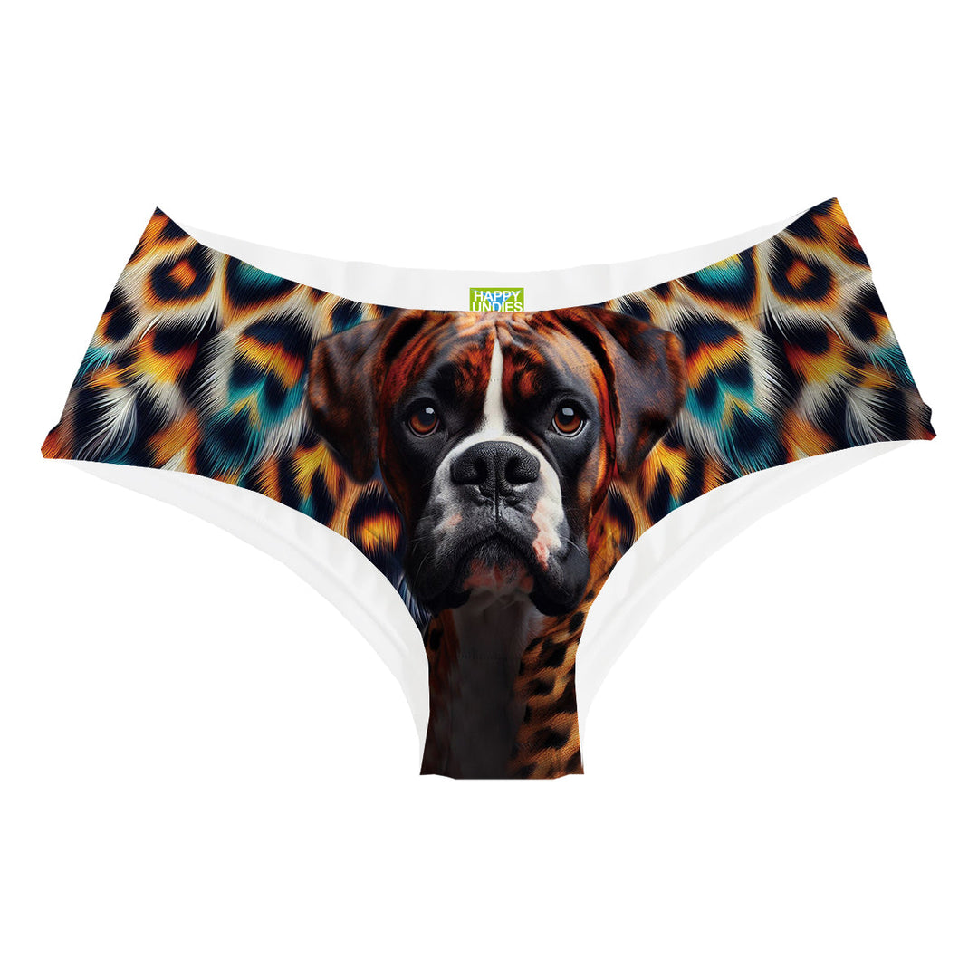 Leopard Dog Hipster Woman Underwear Beachwear Loungewear