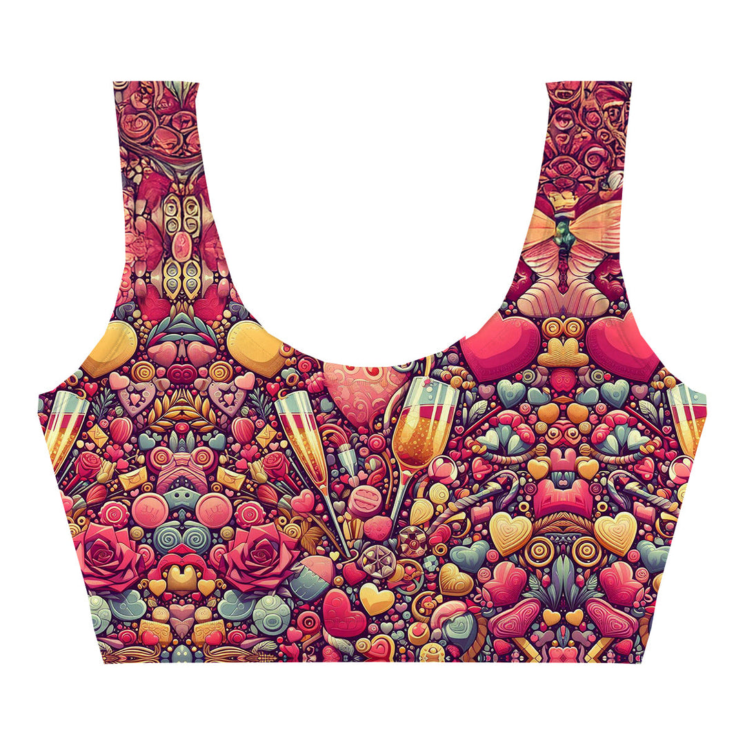 Let's Celebrate Crop Top Front