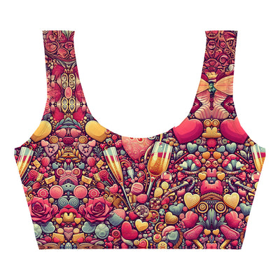 Let's Celebrate Crop Top Front