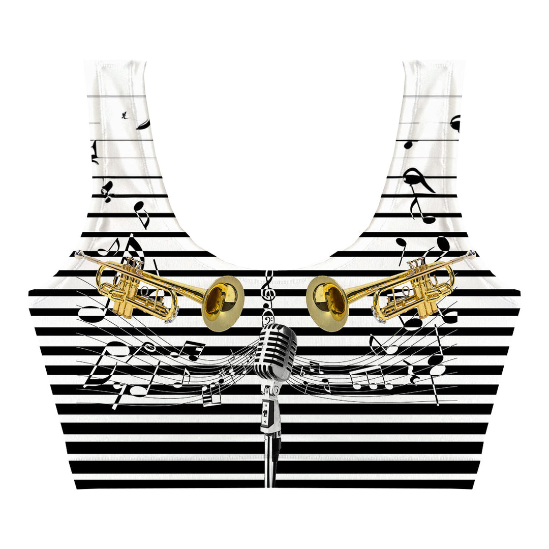 Let's Swing Crop Top Front