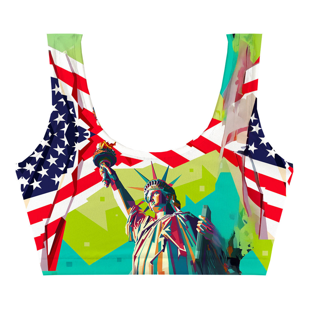 Liberty Crop Top Back