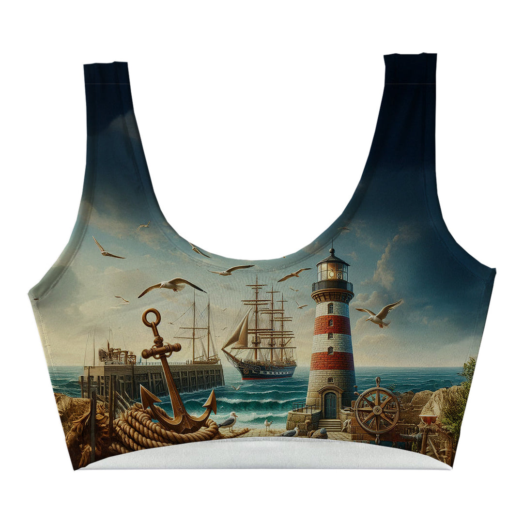 Light House Crop Top Front