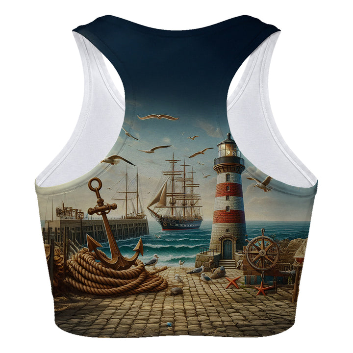 Light House Sport Bra Woman Underwear Beachwear Loungewear