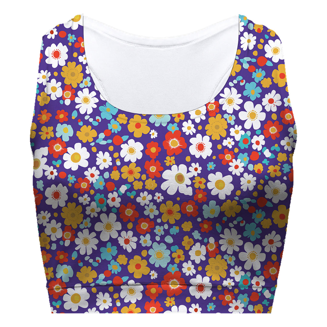 Lila Daisy Sport Bra Woman Underwear Beachwear Loungewear