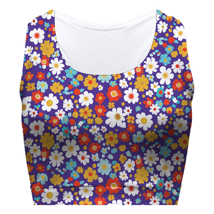 Lila Daisy Sport Bra Woman Underwear Beachwear Loungewear
