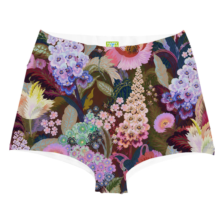 Lilacs Highwaist Woman Underwear Beachwear Loungewear