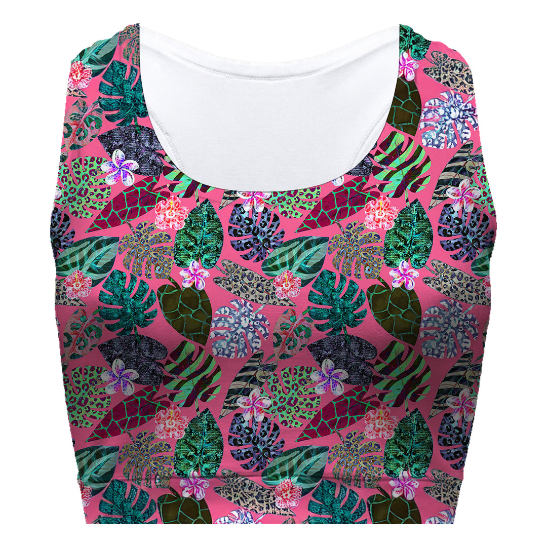 Lost In Leaves Sport Bra Woman Underwear Beachwear Loungewear
