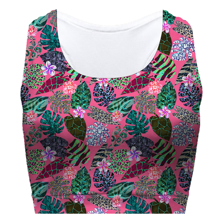 Lost In Leaves Sport Bra Woman Underwear Beachwear Loungewear