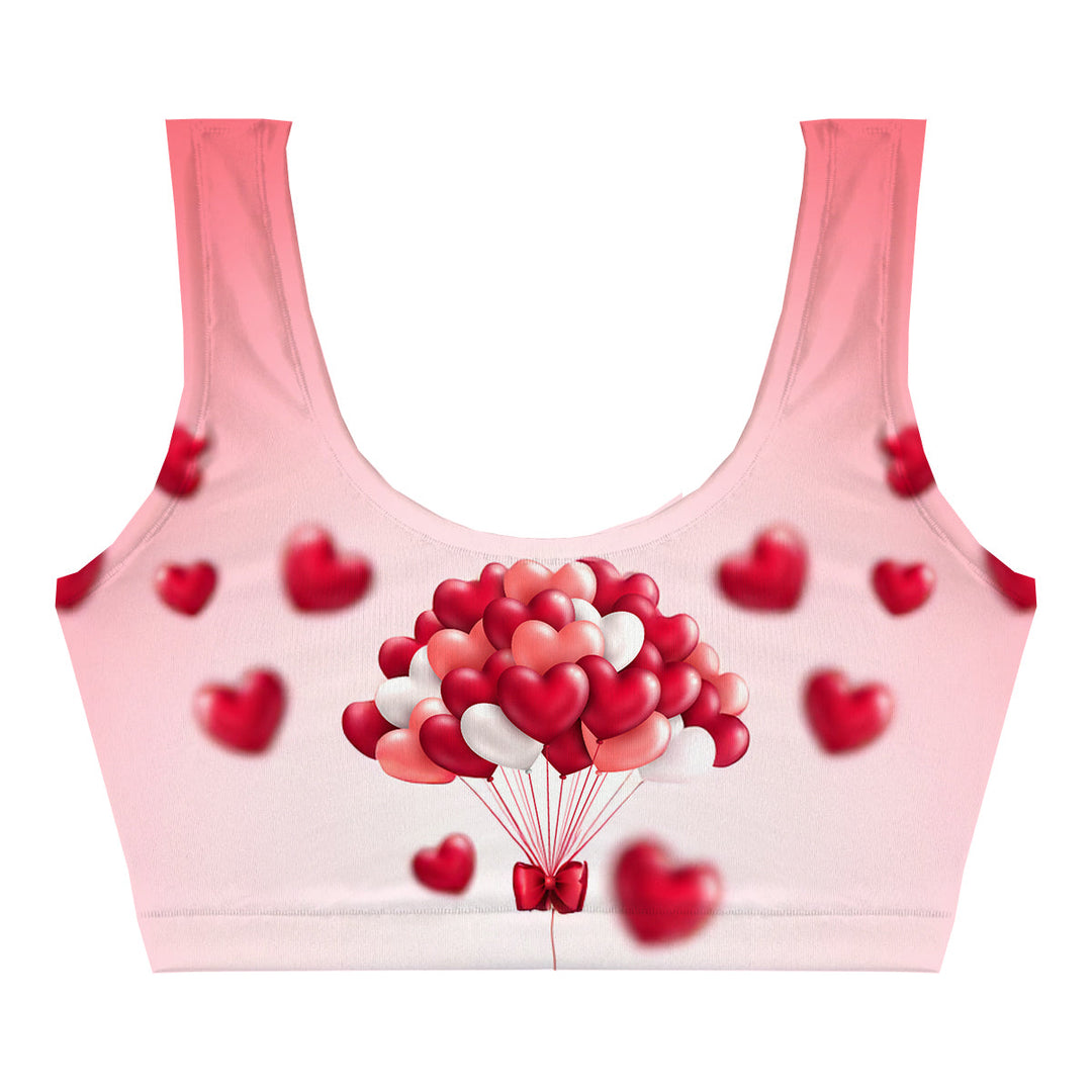 Love Is In The Air Crop Top Back