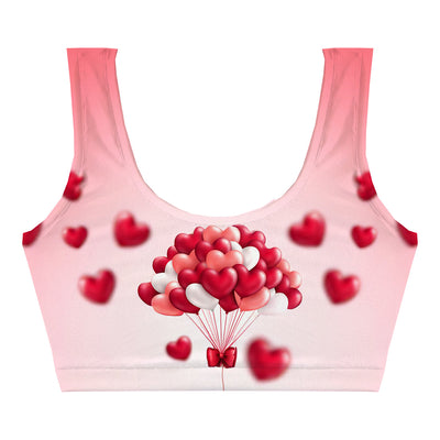 Love Is In The Air Crop Top Front