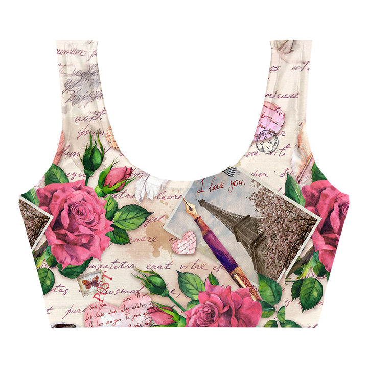 Love Letter Crop Top Back