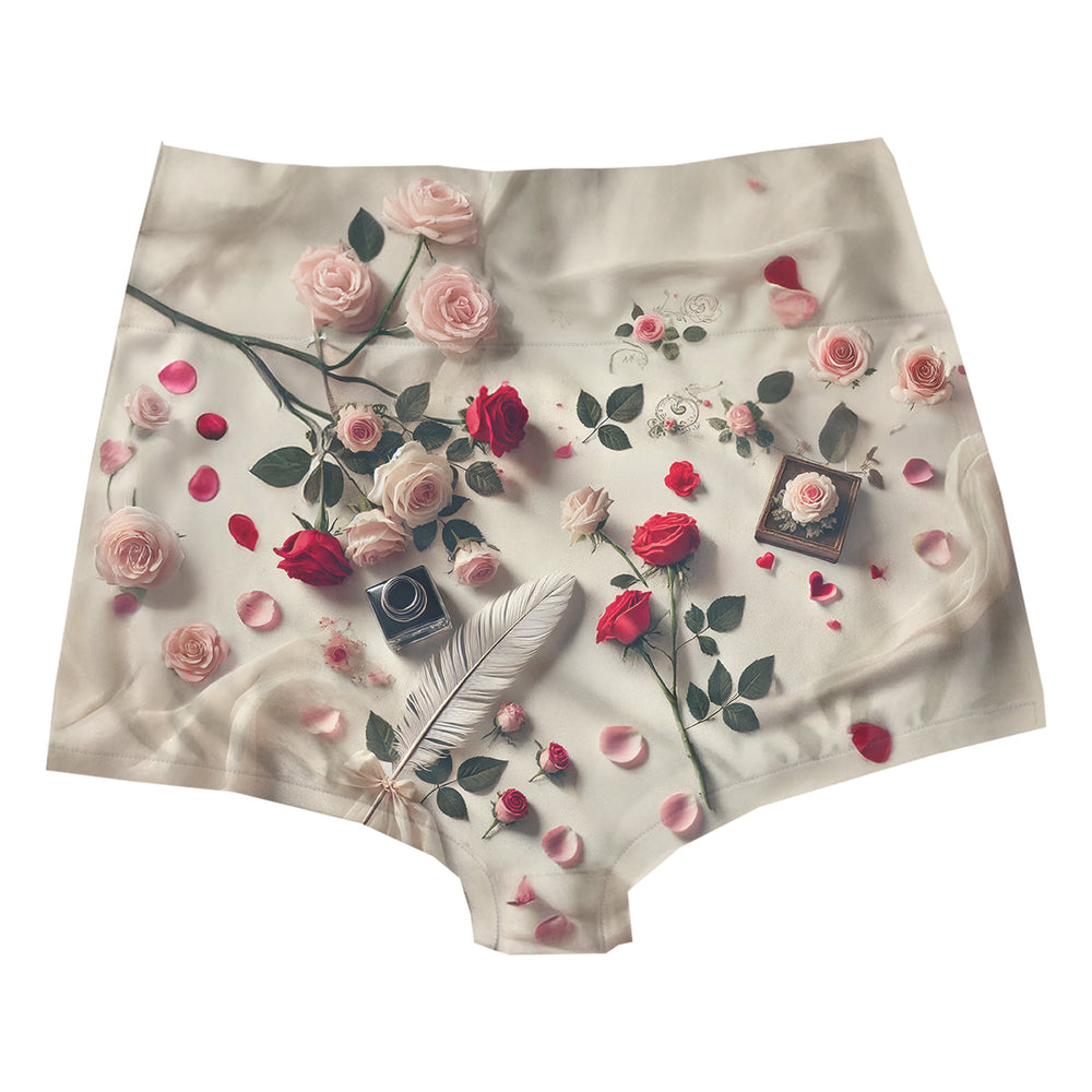 Love Note Highwaist Woman Underwear Beachwear Loungewear