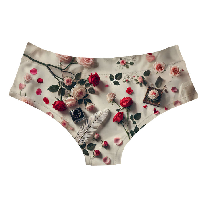 Love Note Hipster Woman Underwear Beachwear Loungewear