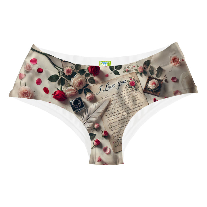 Love Note Hipster Woman Underwear Beachwear Loungewear