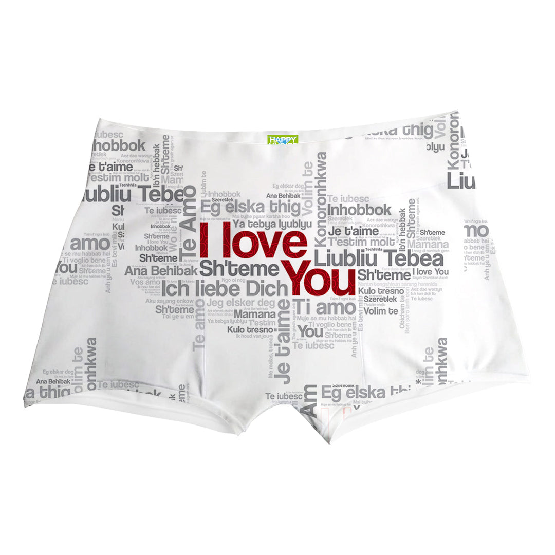 Love You Too Boxer Front