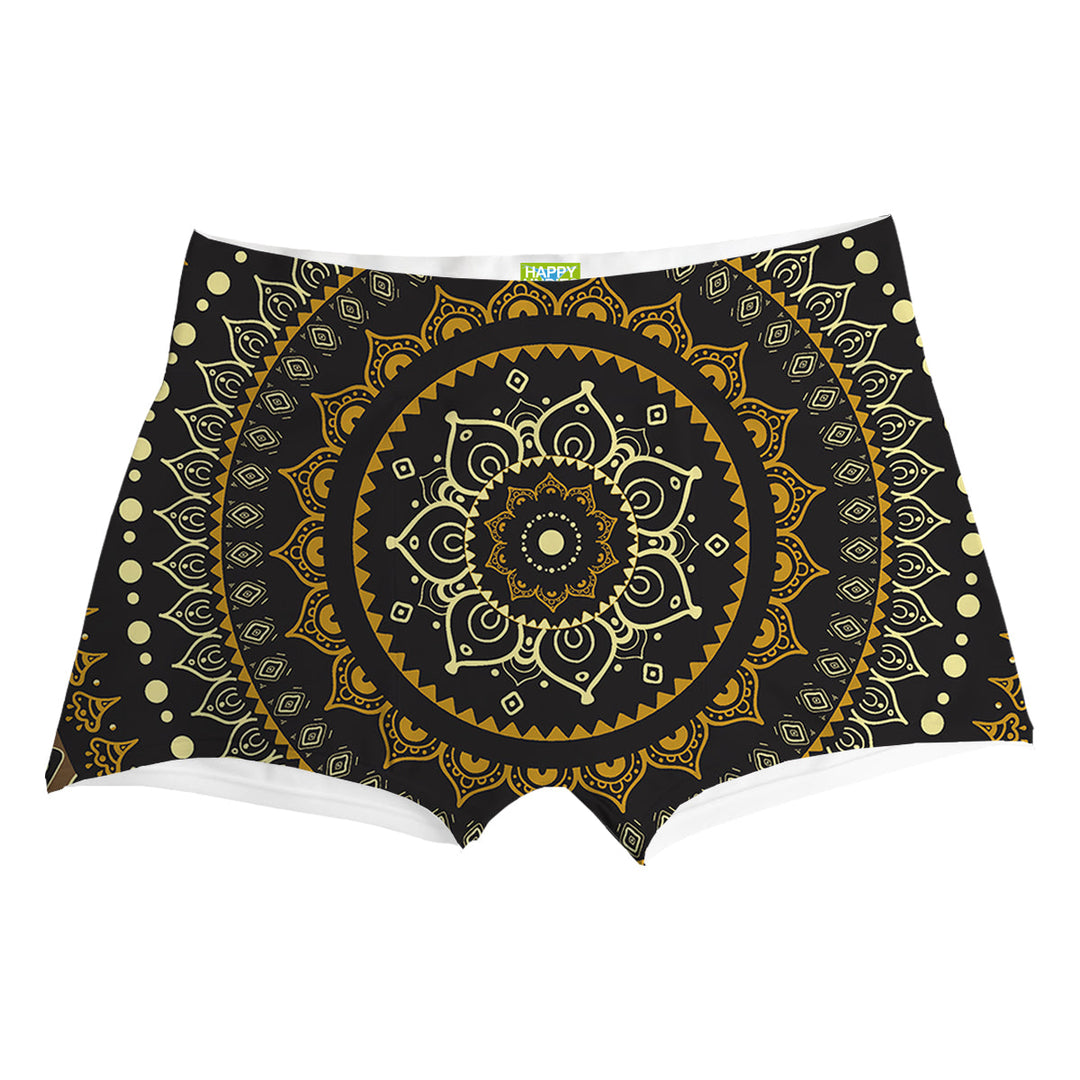 Mandala Gold Boxer Front