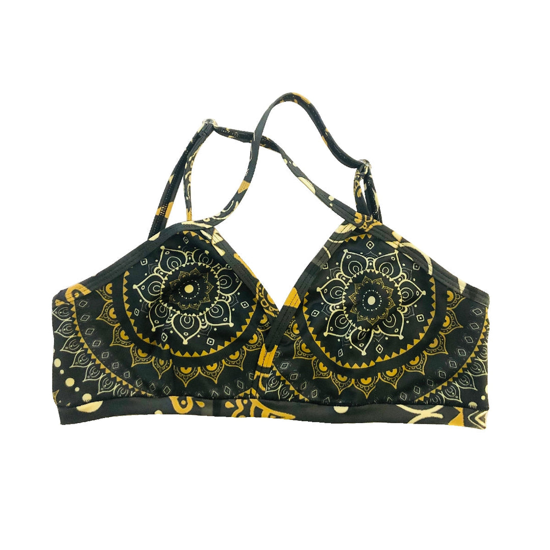 Mandala Gold Top Cross