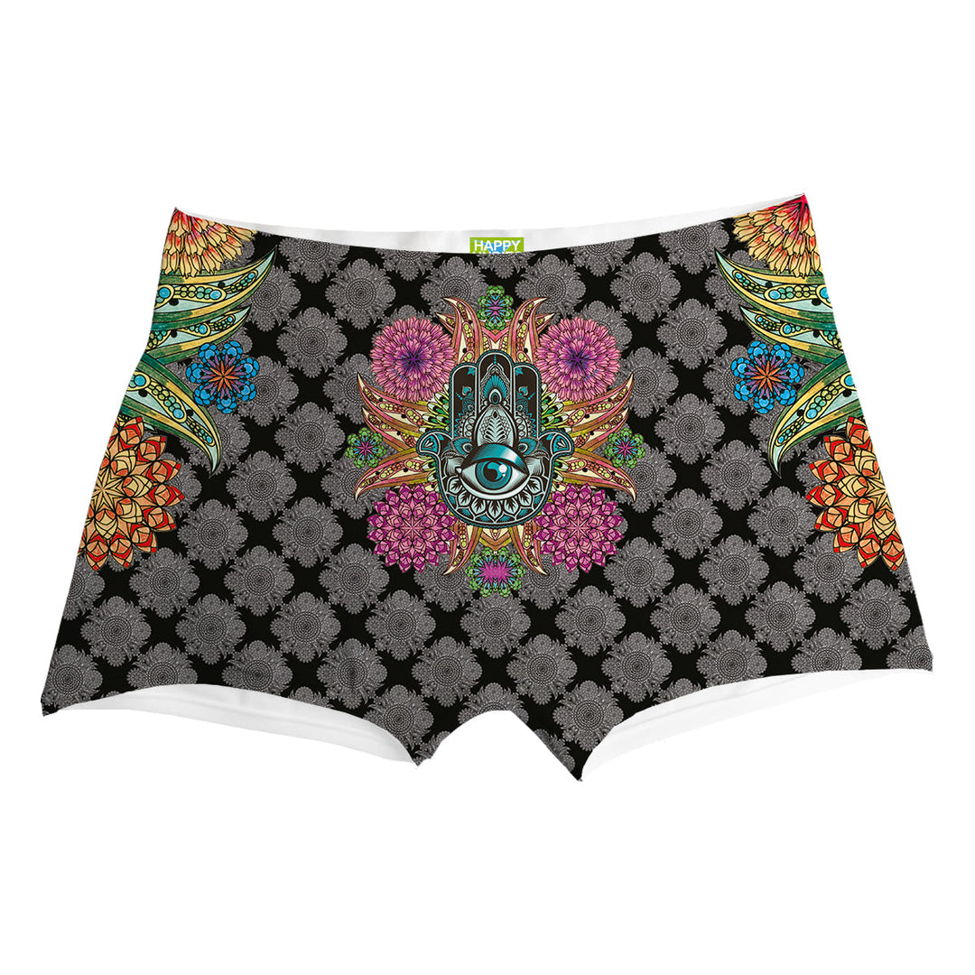Mandala Grey Boxer Front