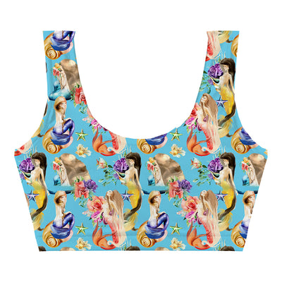 Mermaid Crop Top Front