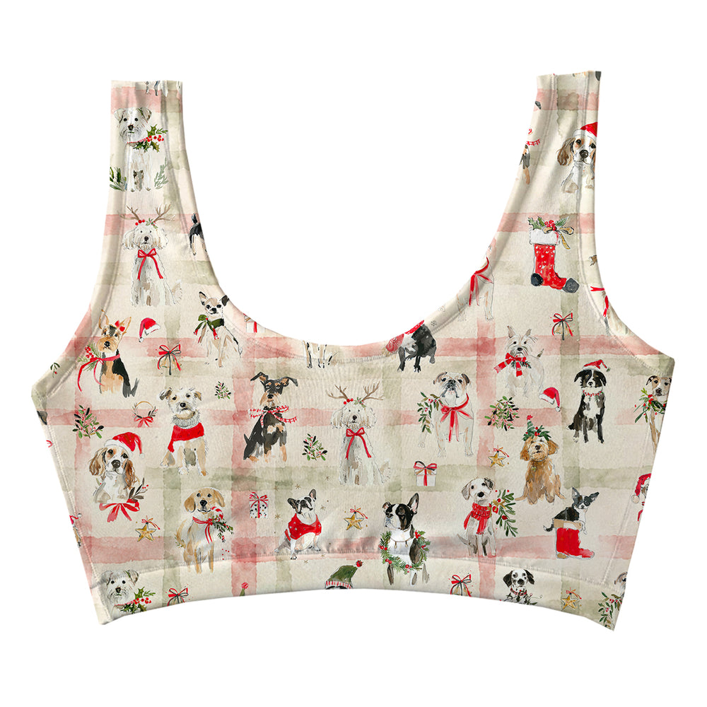 Merry Dogmas Crop Top Woman Underwear Beachwear Loungewear
