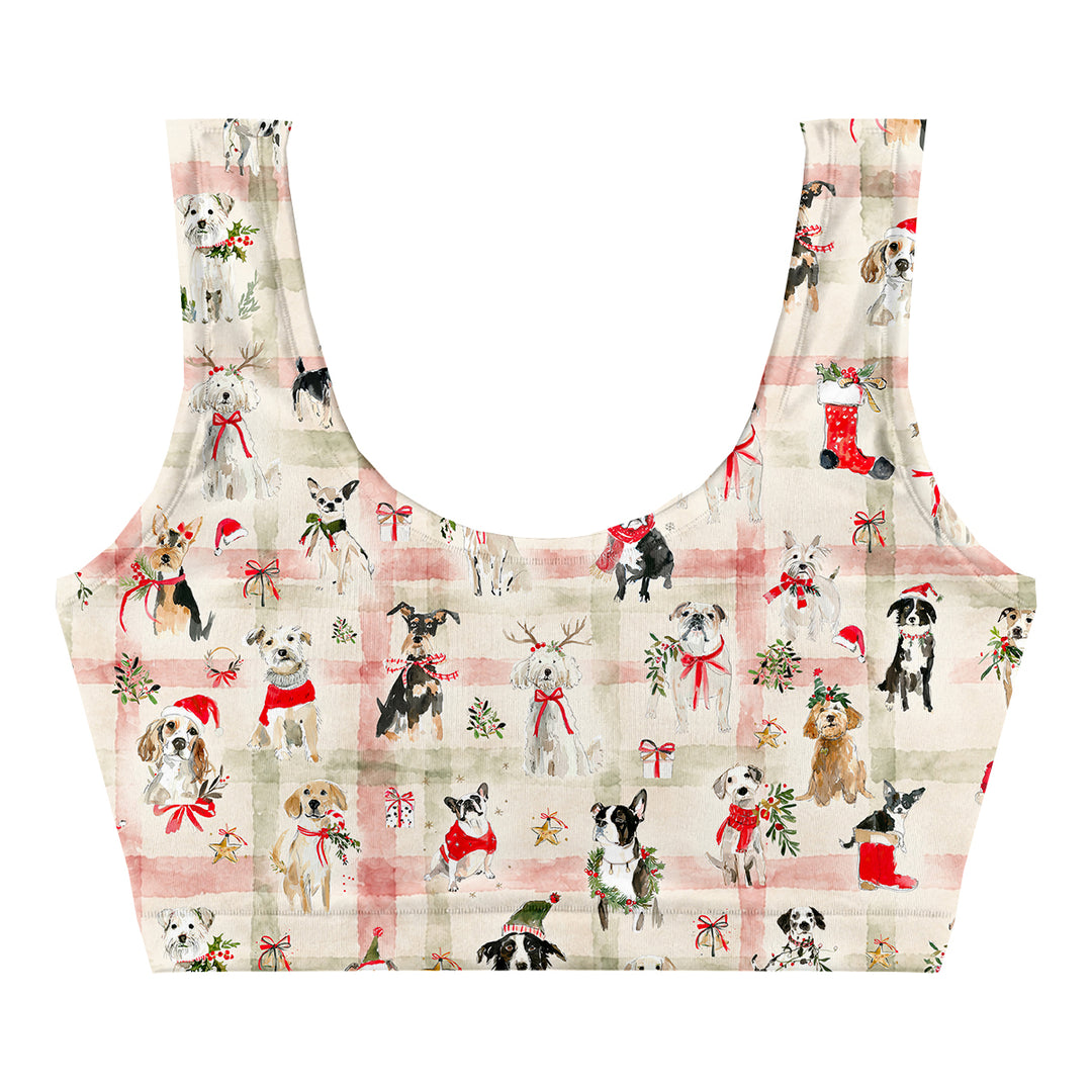 Merry Dogmas Crop Top Woman Underwear Beachwear Loungewear