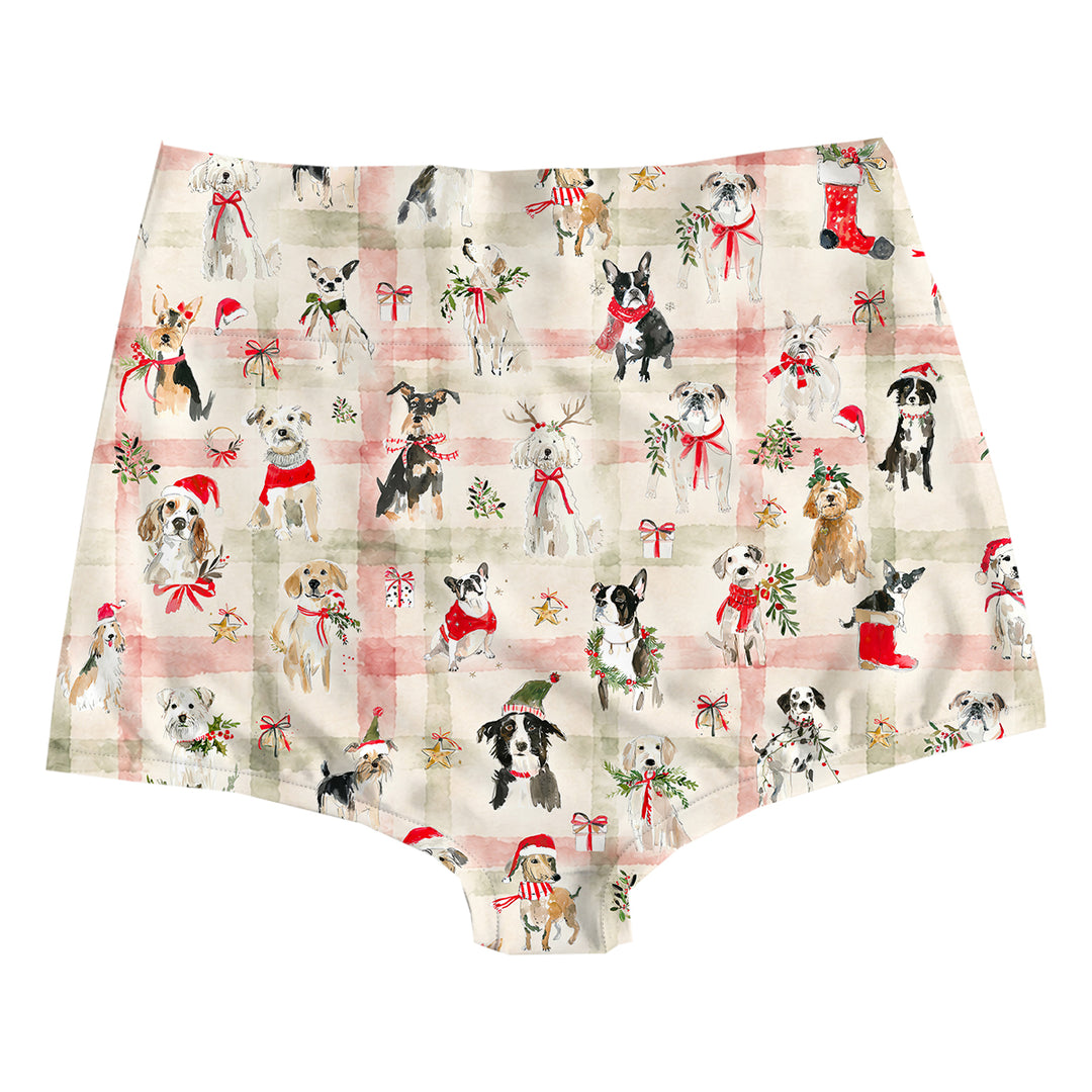 Merry Dogmas Highwaist Woman Underwear Beachwear Loungewear