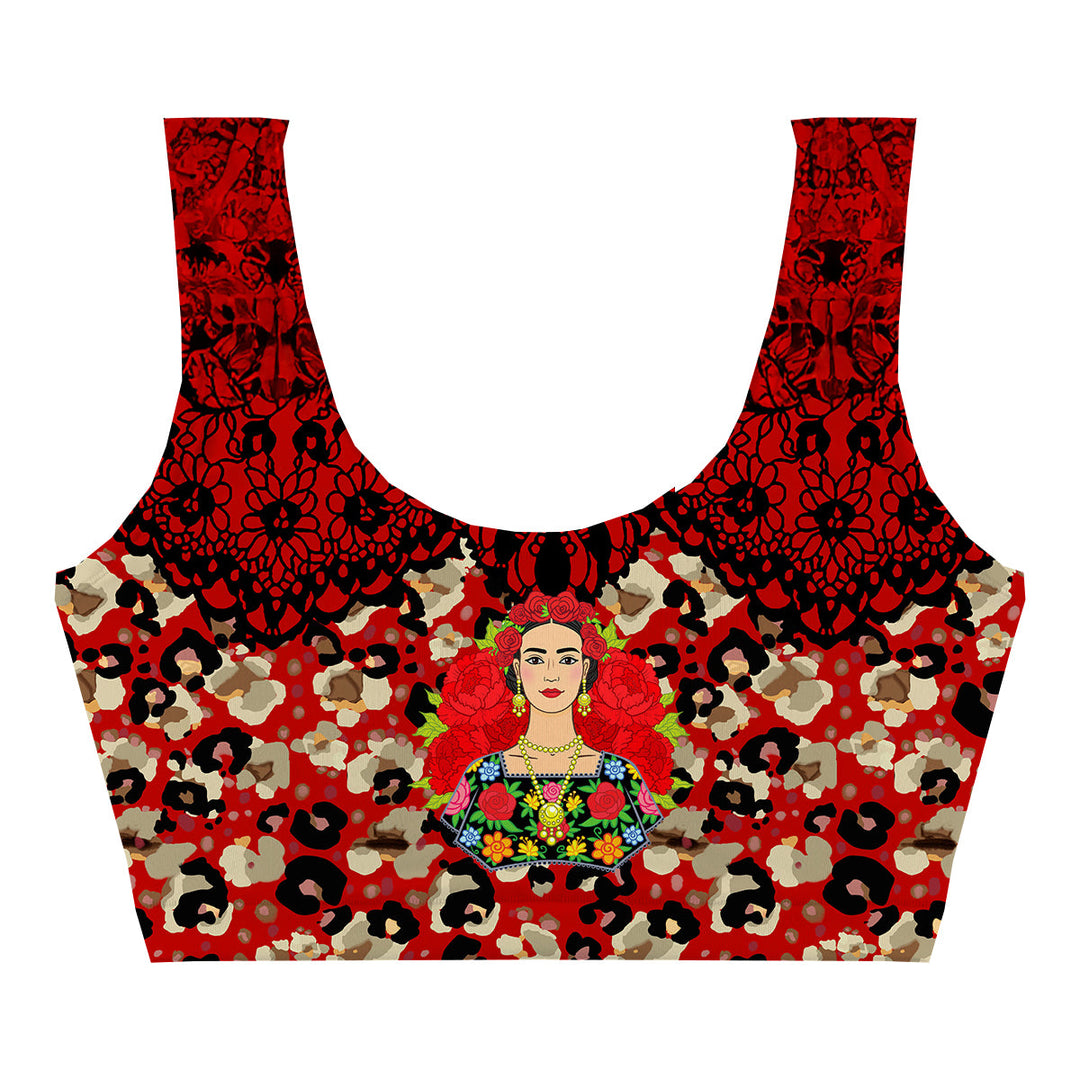 Mexican Beauty Crop Top Front