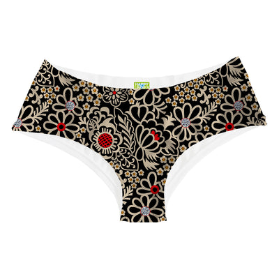 Midnight Bloom Hipster Woman Underwear Beachwear Loungewear