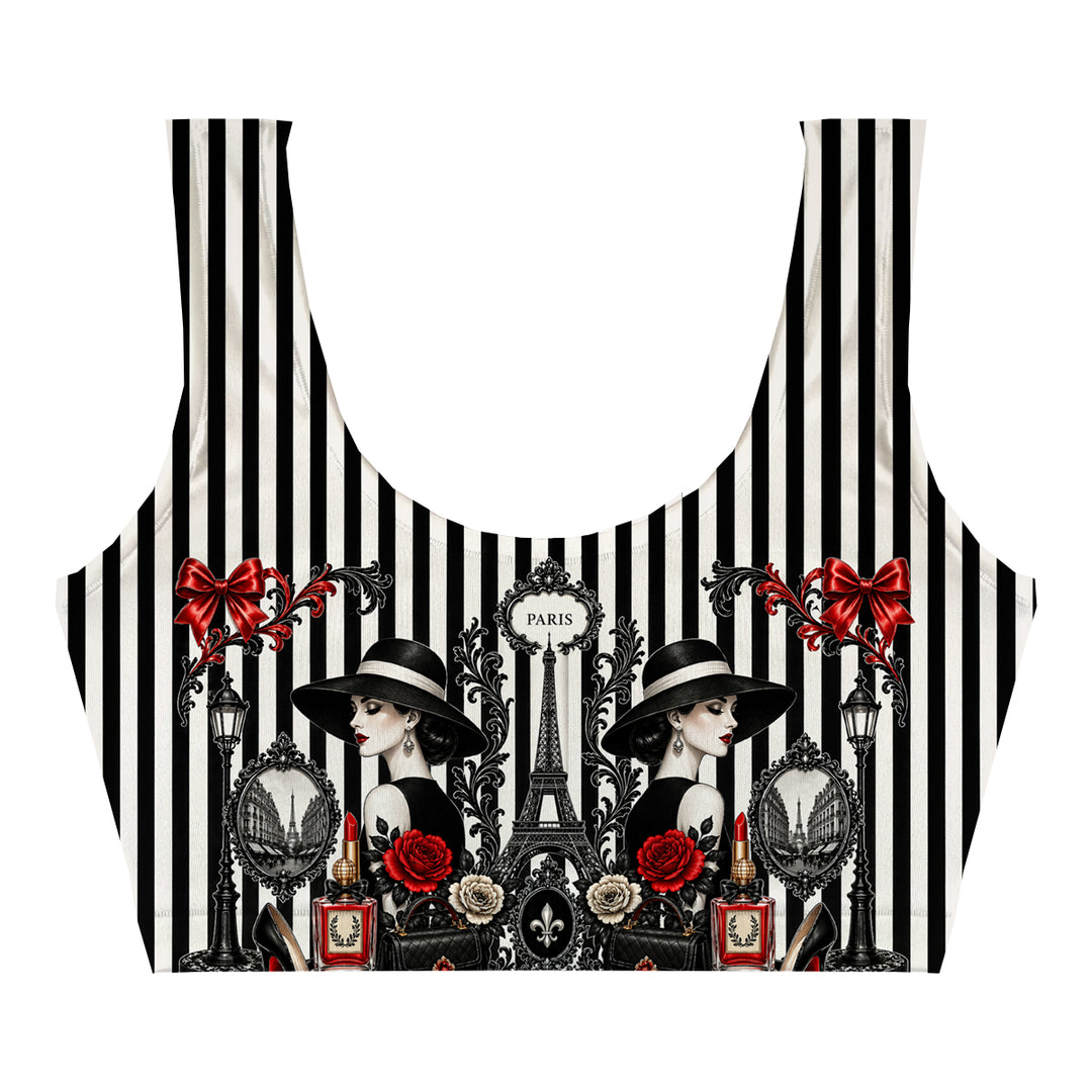 Mon Paris Crop Top Woman Underwear Beachwear Loungewear