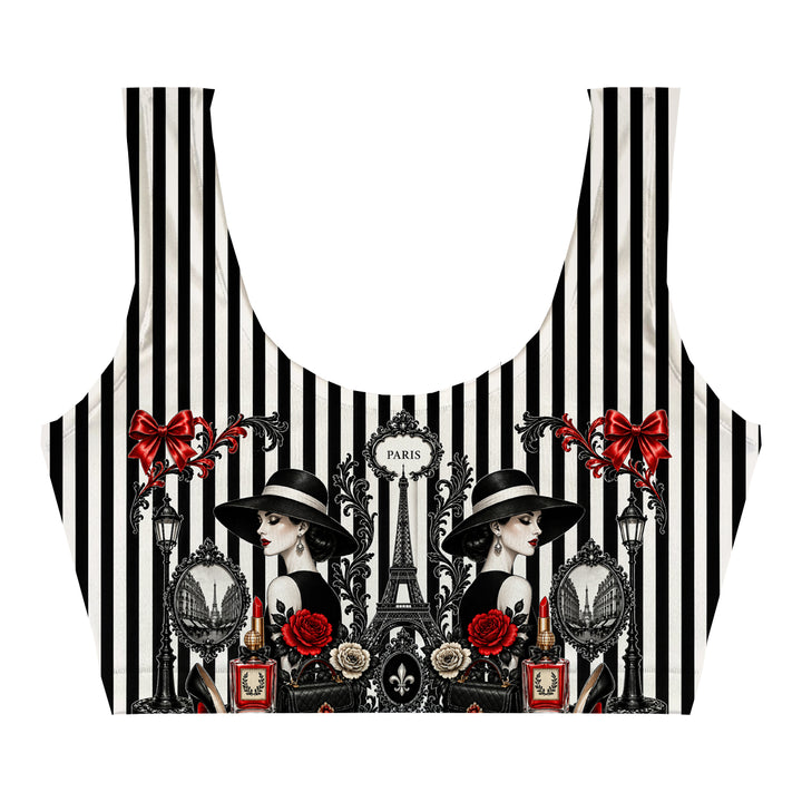 Mon Paris Crop Top Woman Underwear Beachwear Loungewear