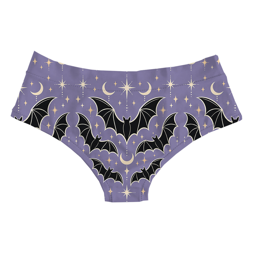 Moonlight Bats Hipster Woman Underwear Beachwear Loungewear