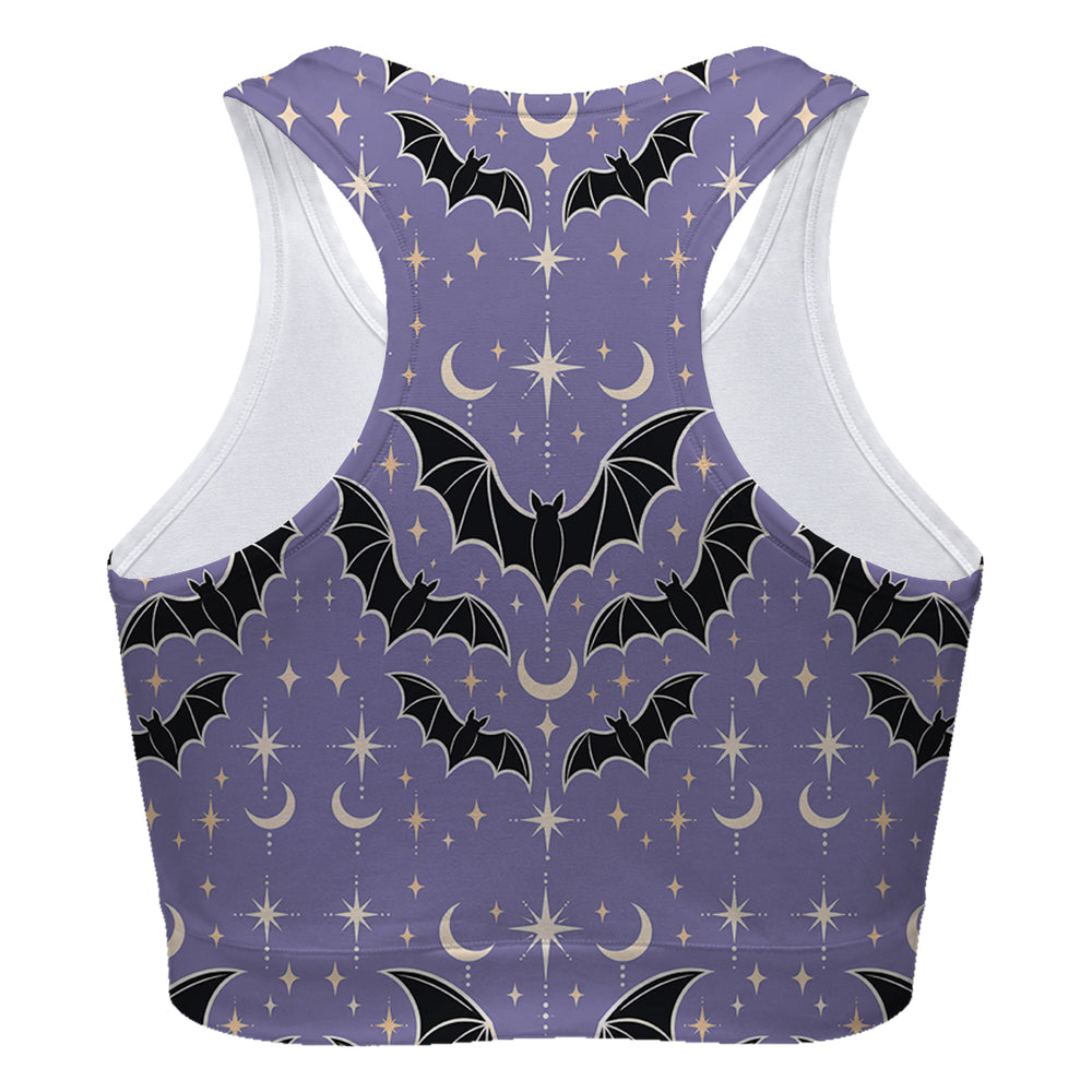 Moonlight Bats Sport Bra Woman Underwear Beachwear Loungewear