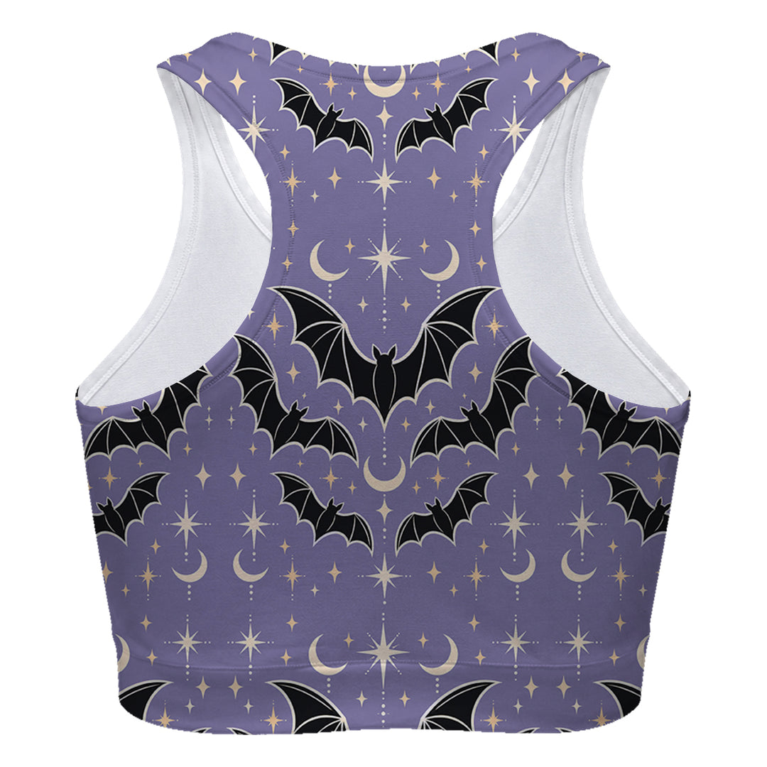 Moonlight Bats Sport Bra Woman Underwear Beachwear Loungewear