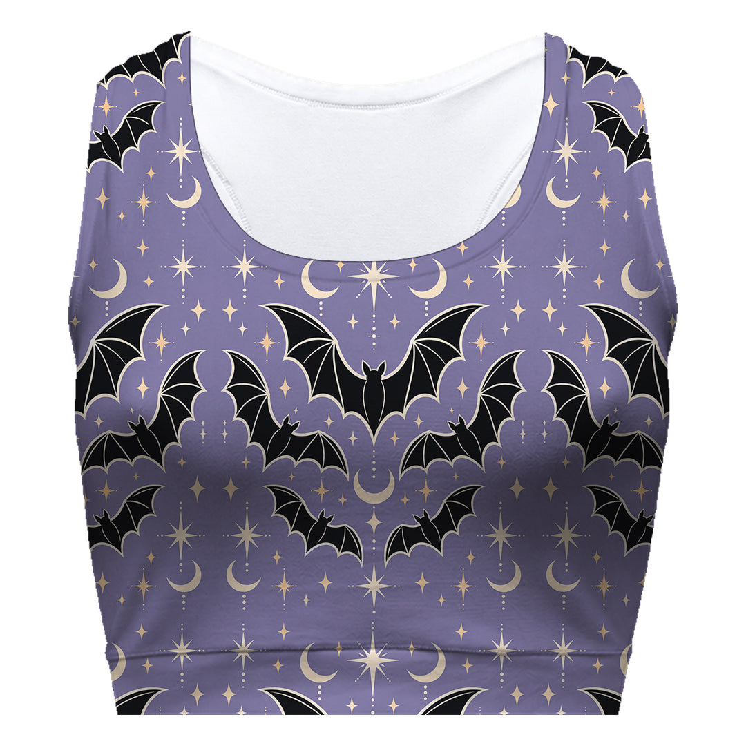 Moonlight Bats Sport Bra Woman Underwear Beachwear Loungewear