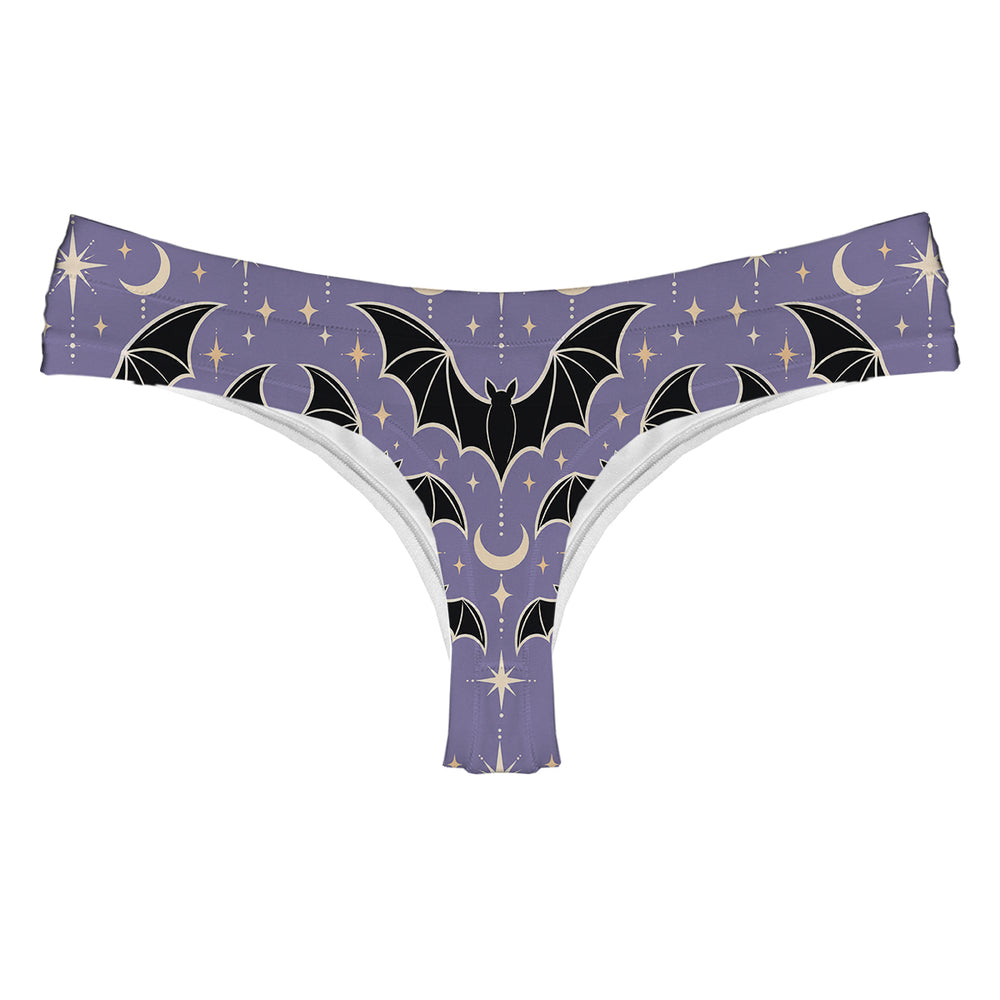 Moonlight Bats String Woman Underwear Beachwear Loungewear