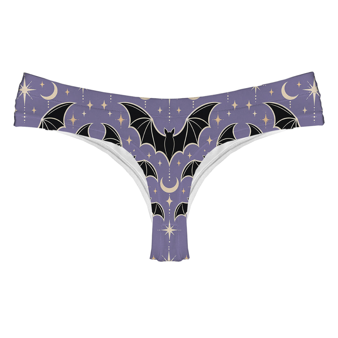 Moonlight Bats String Woman Underwear Beachwear Loungewear