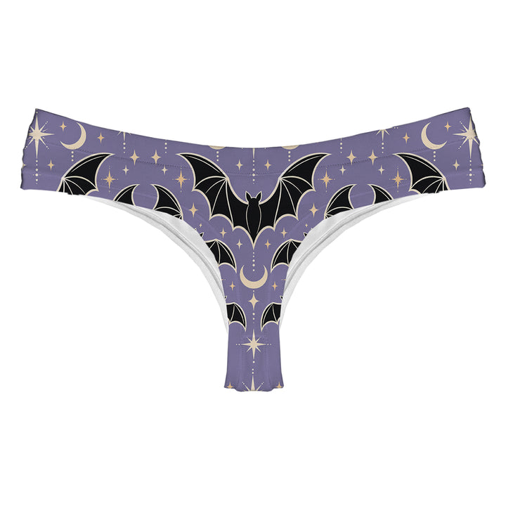 Moonlight Bats String Woman Underwear Beachwear Loungewear