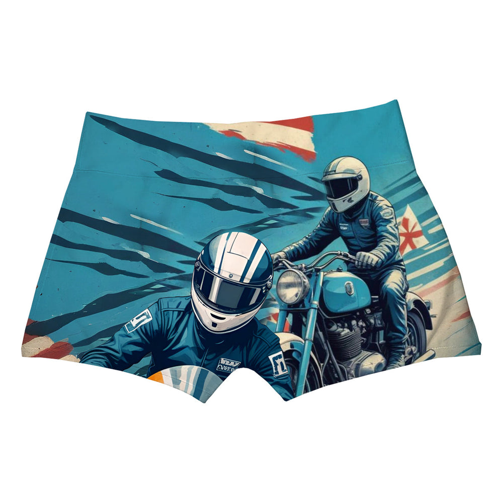 Motor Racing Boxer Man Underwear Beachwear Loungewear